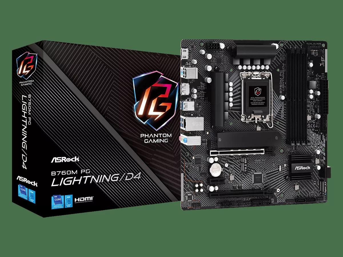 ASRock B760M PG LIGHTNING/D4 （Not Assigned B760M PG
